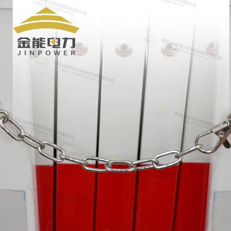 絕緣塑鋼伸縮圍欄固定鎖鏈警示標(biāo)示